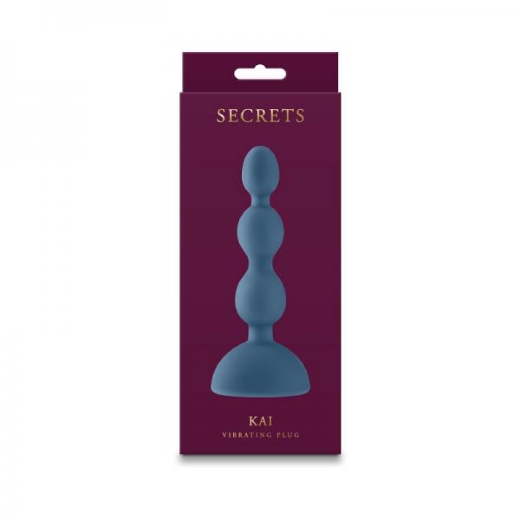 Secrets Kai Vibrating Anal Plug Dark Teal - Ns Novelties