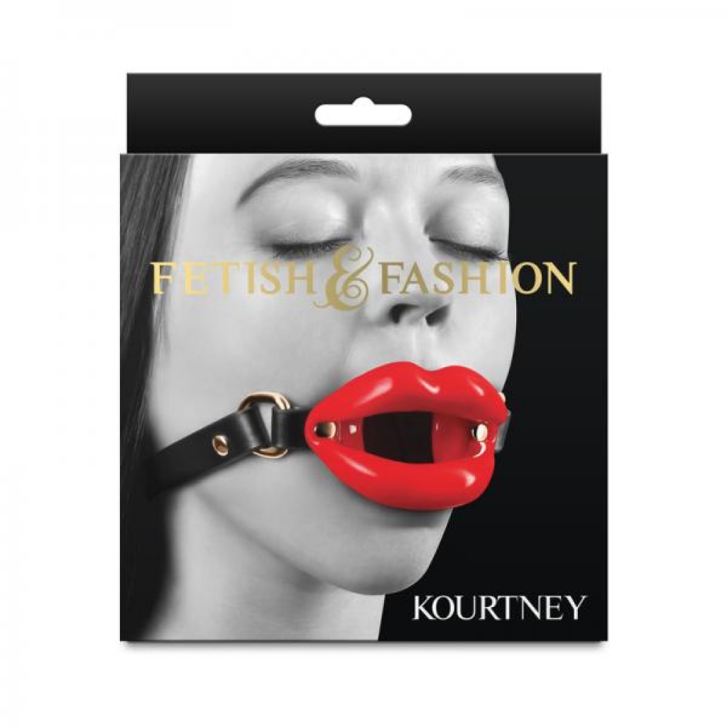 Fetish & Fashion Kourtney Mouth Gag Red - Ns Novelties