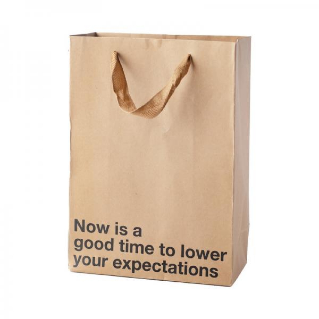 Snarky Gift Bags Lower Your Expectations 3pk - Wood Rocket Llc