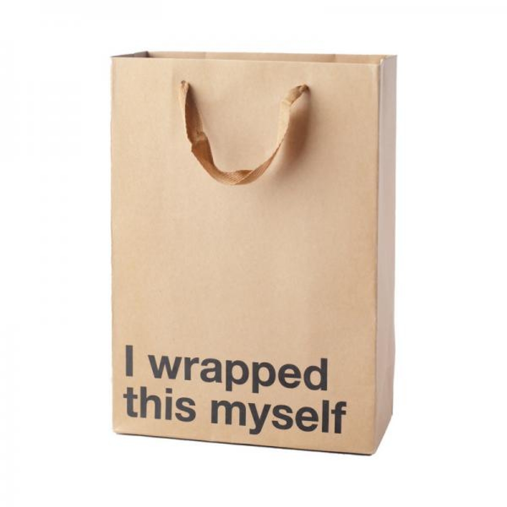 Snarky Gift Bags Wrapped This Myself 3pk - Wood Rocket Llc