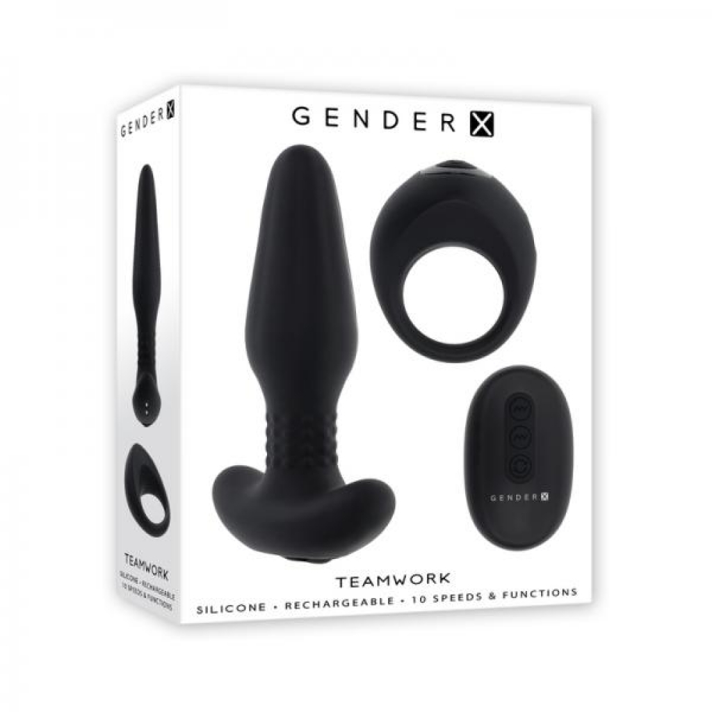 Gender X Teamwork Vibrating Remote-Control Duo