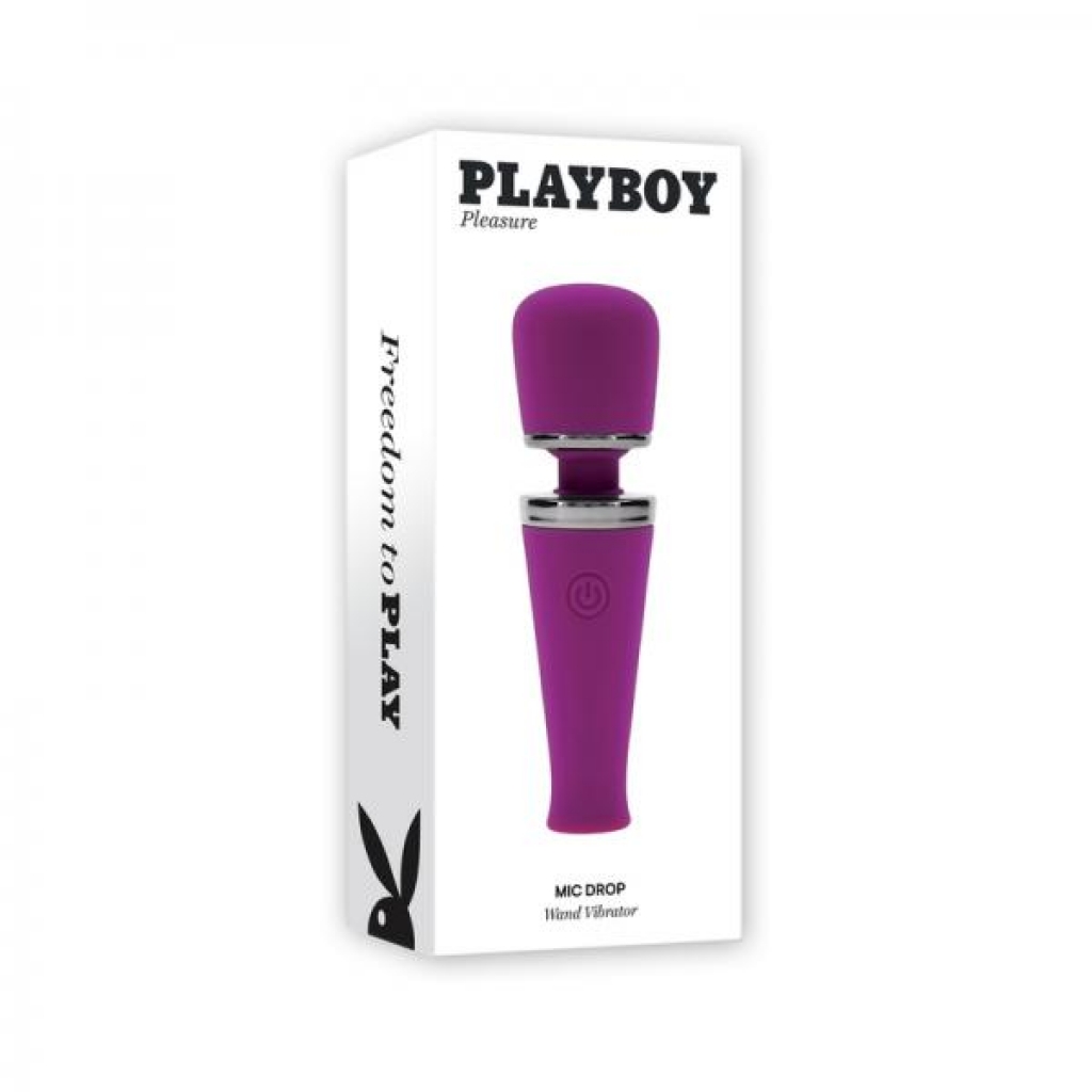 Playboy Mic Drop Wild Aster Wand Vibrator