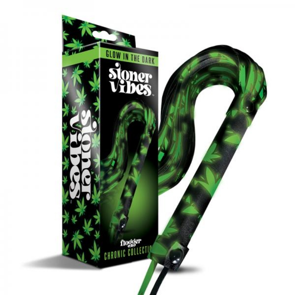 Stoner Vibes Chronic Collection Glow In The Dark Flogger - Global Novelties Llc