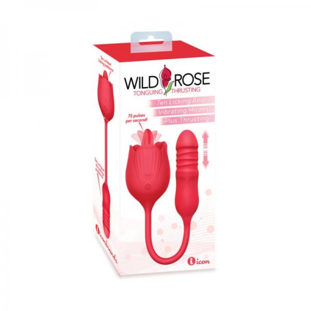 Wild Rose Lick And Thrust Suction Vibe - Icon Brands Inc.