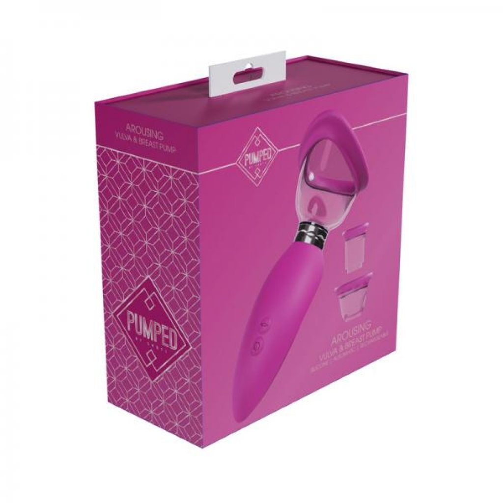 Pumped Arousing Automatic Rechargeable Vulva & Breast Pump Pink - Shots America Llc