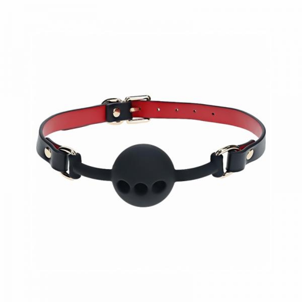 Ouch! Milan Collection Silicone Ball Gag - Stay Silent in Style