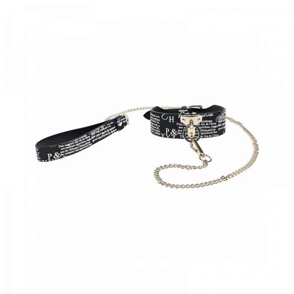 Ouch! Ny Collection Collar With Leash - Shots America Llc