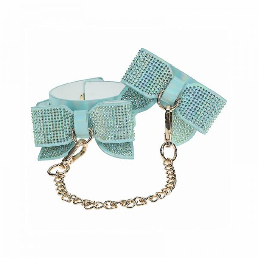 Ouch! Paris Collection Adjustable Leg Cuffs - Blue