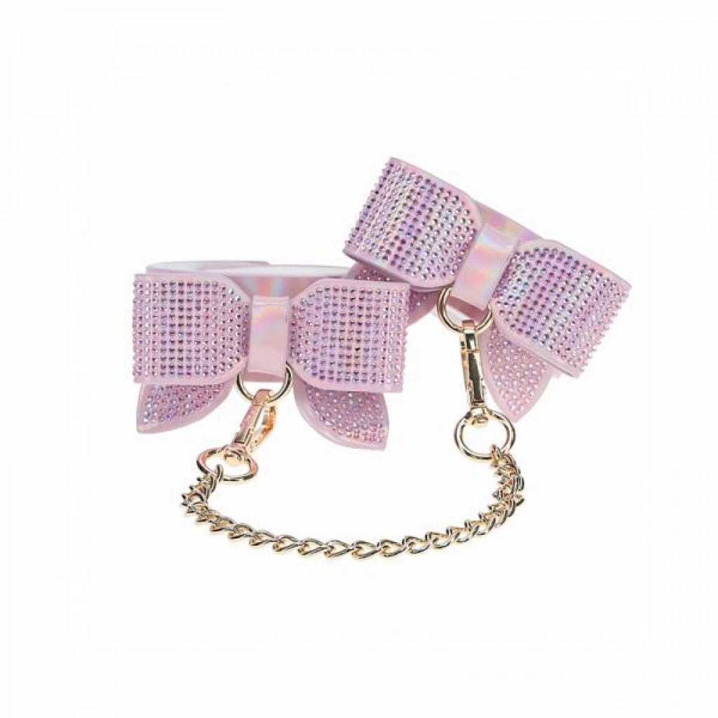 Ouch! Paris Collection Leg Cuffs Pink - Shots America Llc