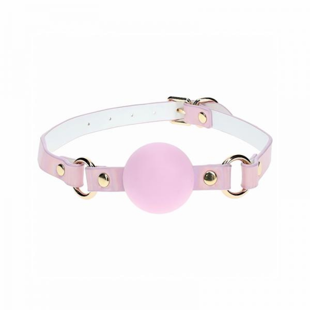 Ouch! Paris Collection Silicone Ball Gag in Pink