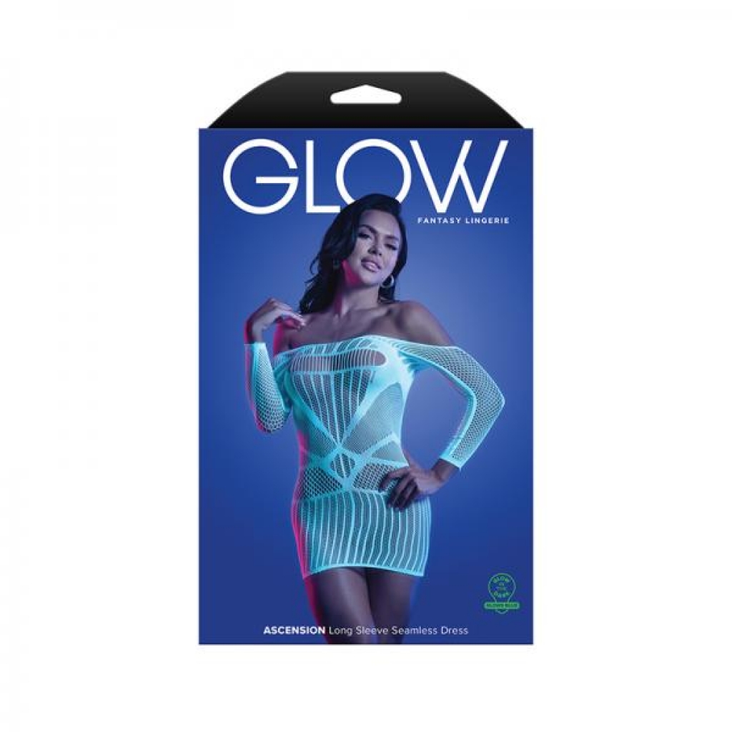 Glow-in-the-Dark Seamless Long Sleeve Dress – Fantasy Lingerie