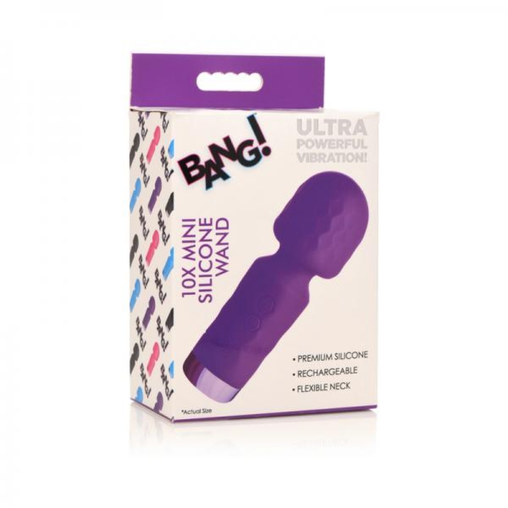 Bang! 10x Mini Silicone Wand - Compact Pleasure, Big Impact