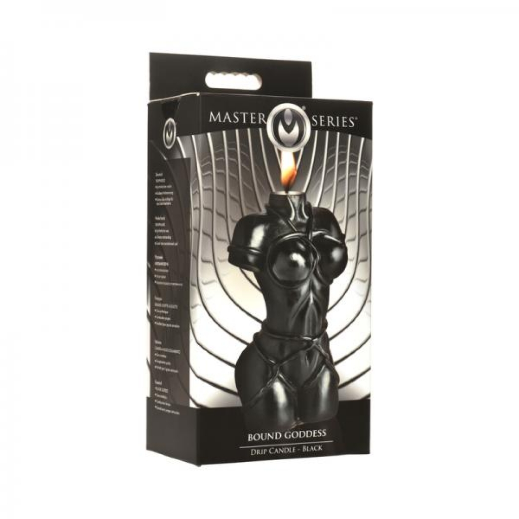 Master Series Bound Goddess Drip Candle Black - Xr Llc