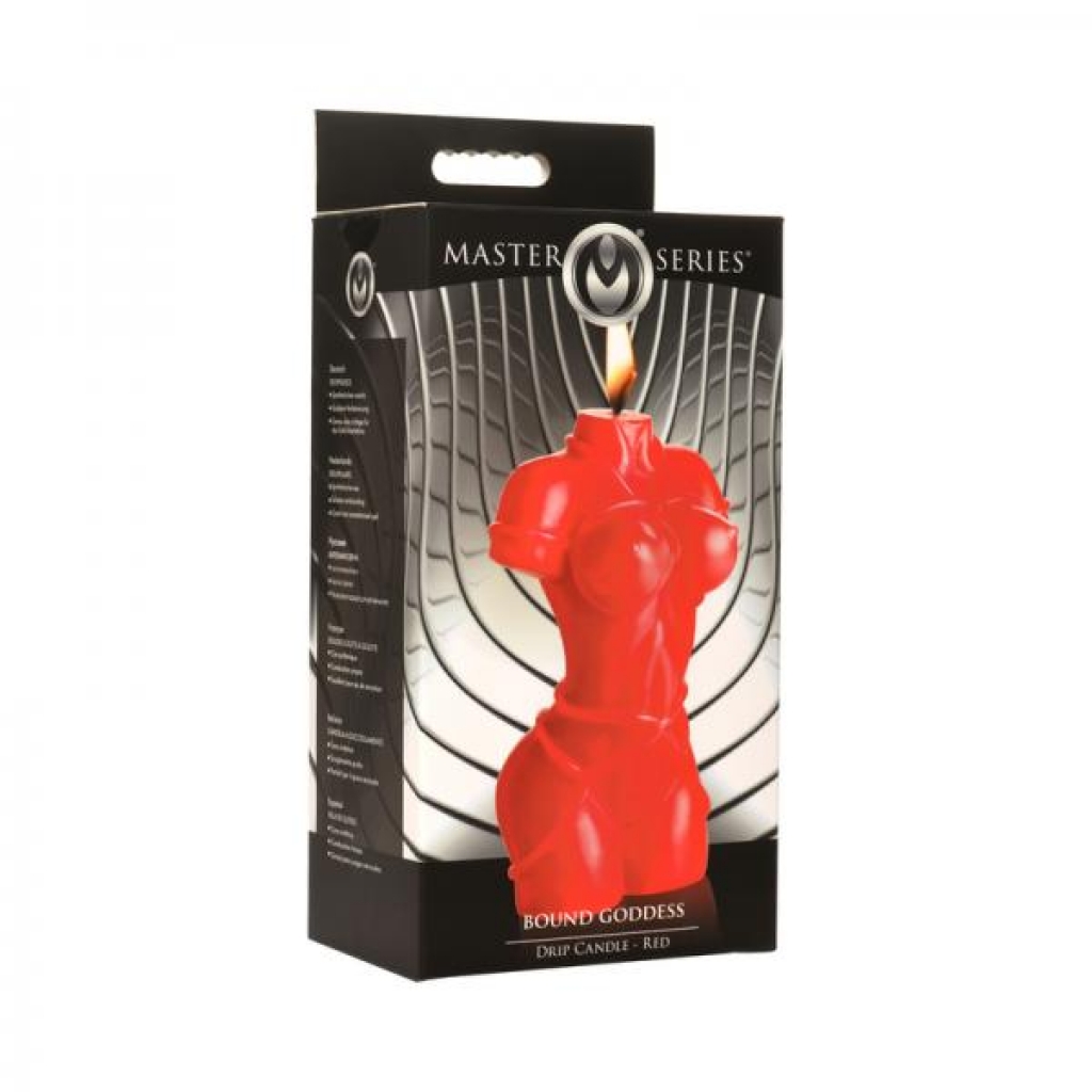 Master Series Bound Goddess Drip Candle Red - Xr Llc