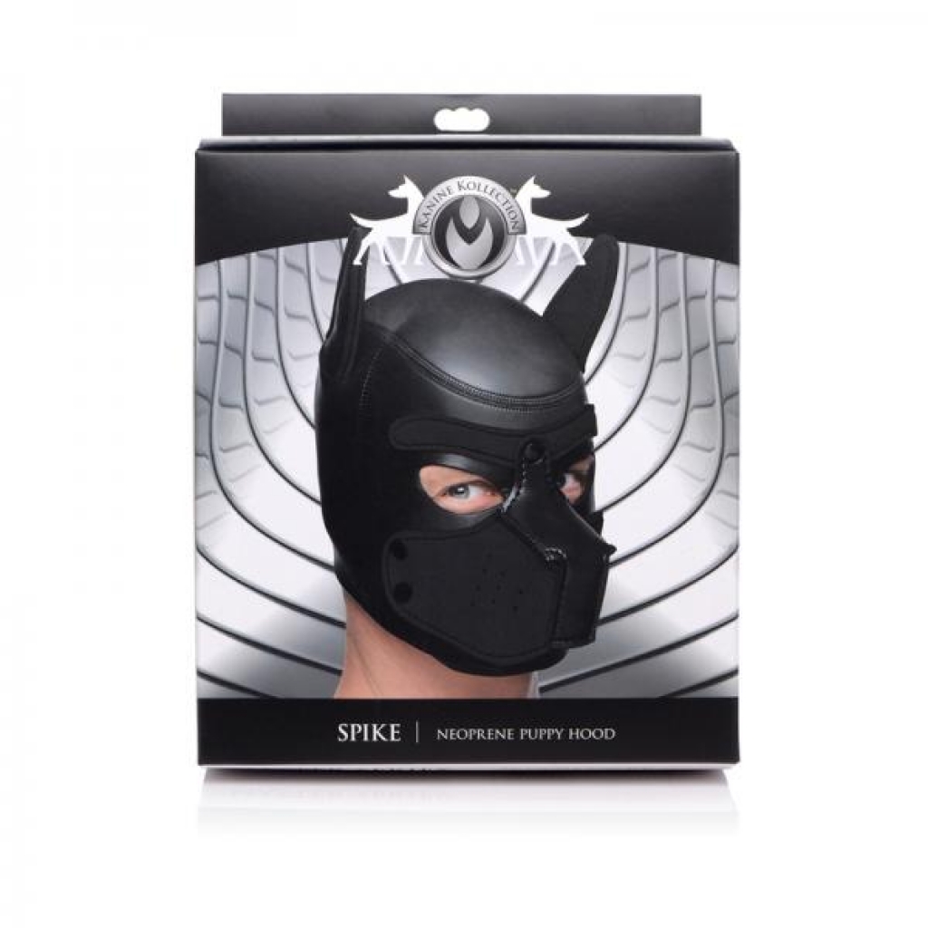 Master Series Spike Neoprene Puppy Hood - Embrace Your K9 Fantasy