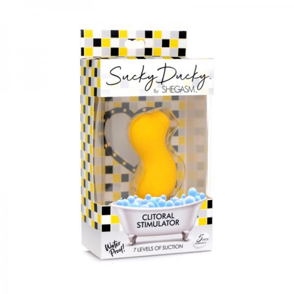 Shegasm Sucky Ducky Clitoral Stimulator Yellow - Xr Llc