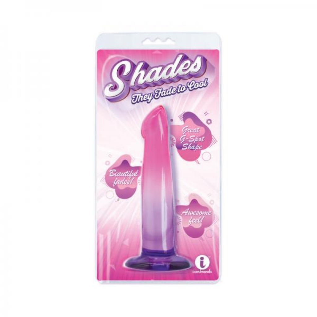 Shades G-spot 6.25 In. Dildo Pink/purple - Icon Brands Inc.