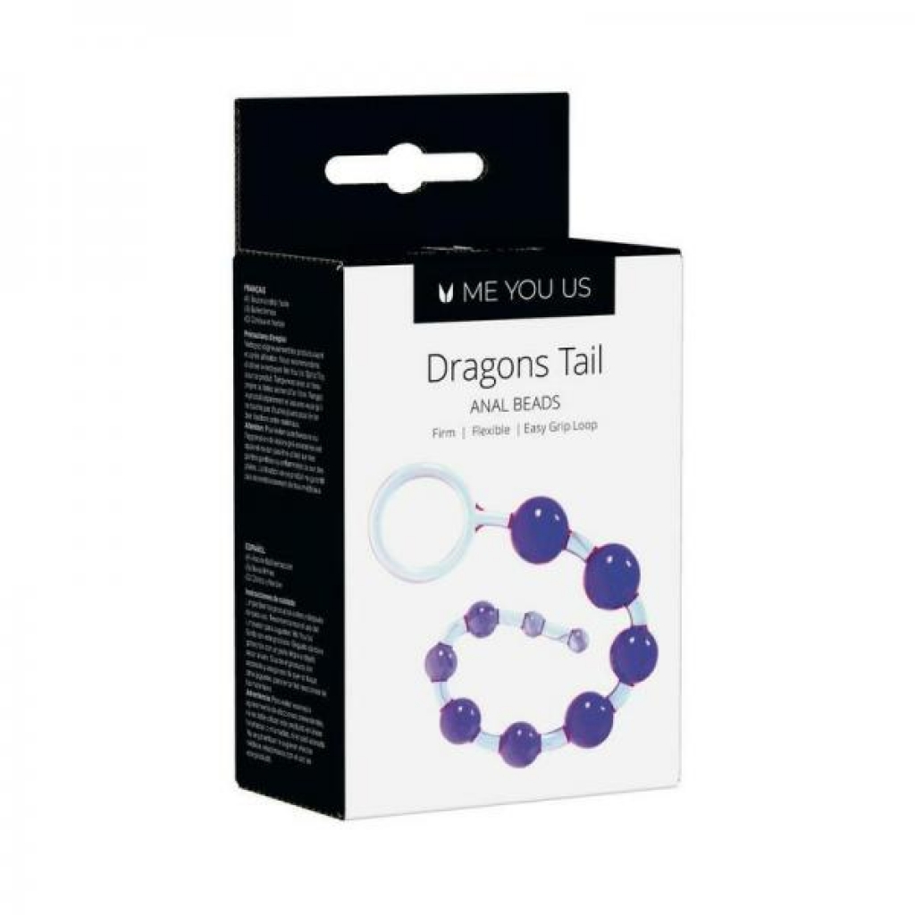 Me You Us Dragonz Tail Anal Beads Violet - Simply Pleasure Ltd