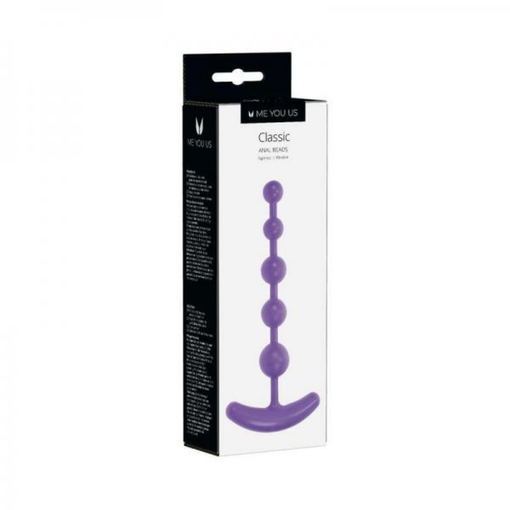 Me You Us Classic Anal Beads Purple - Simply Pleasure Ltd