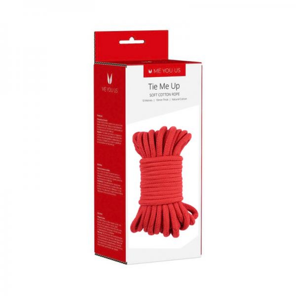 Me You Us Tie Me Up Rope 10m Red - Simply Pleasure Ltd