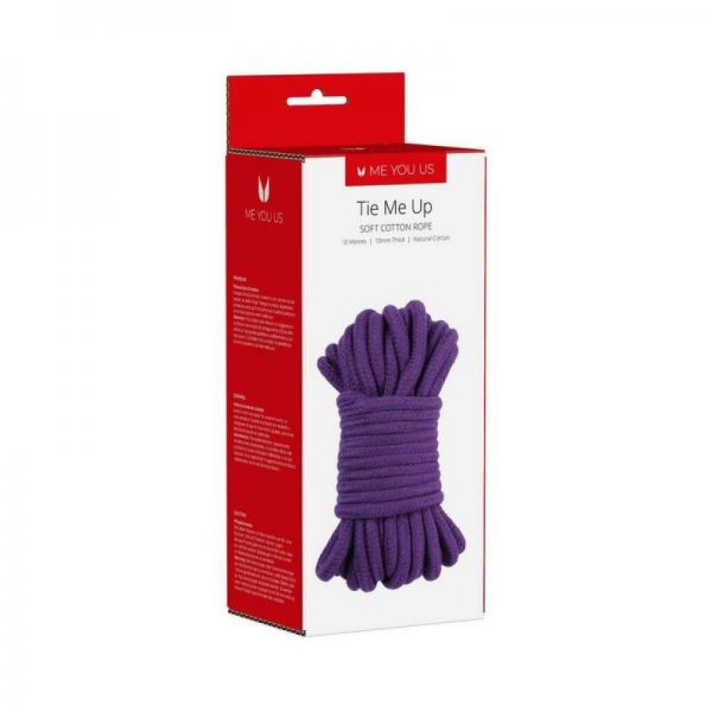 Me You Us Tie Me Up Rope 10m Purple - Simply Pleasure Ltd