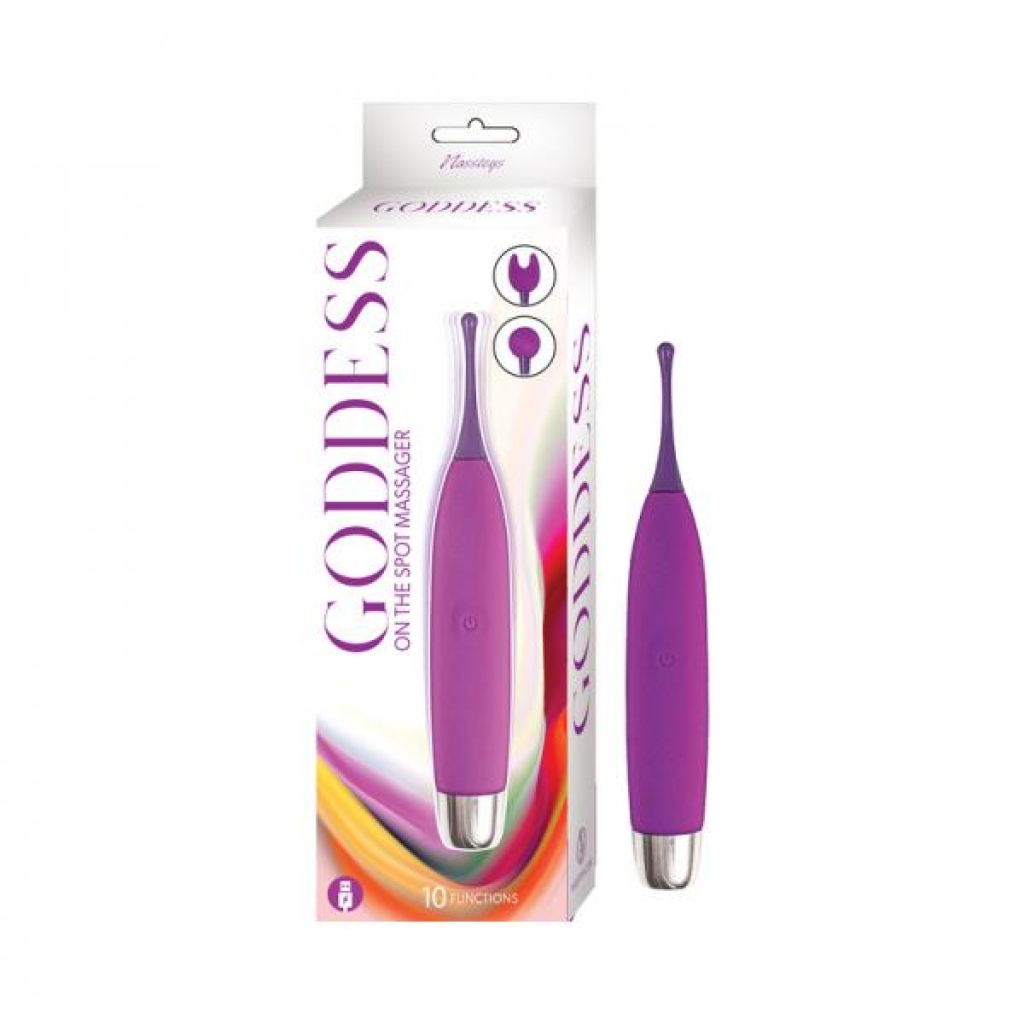 Goddess On The Spot Massager Purple - Nasstoys