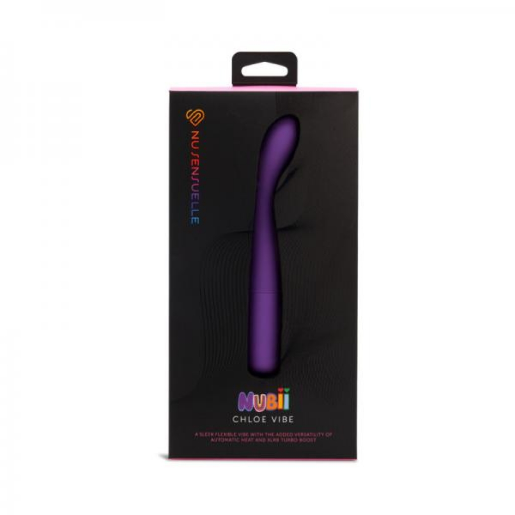 Nu Sensuelle Chloe Nubii Warming Slim G With Turbo Boost And Heat Purple - Novel Creations Usa Inc. Nu Sensuelle