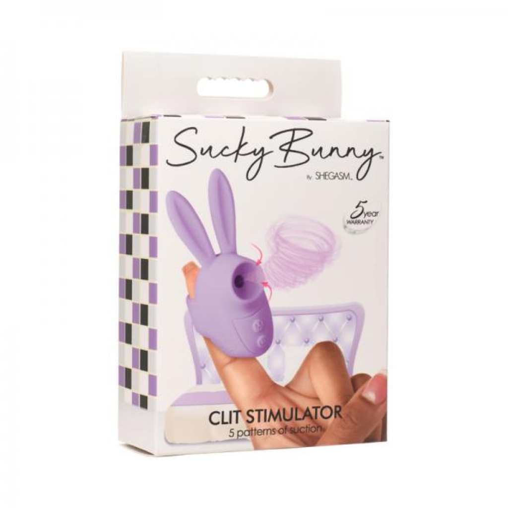 Shegasm Sucky Bunny Clit Stimulator Purple - Xr Llc