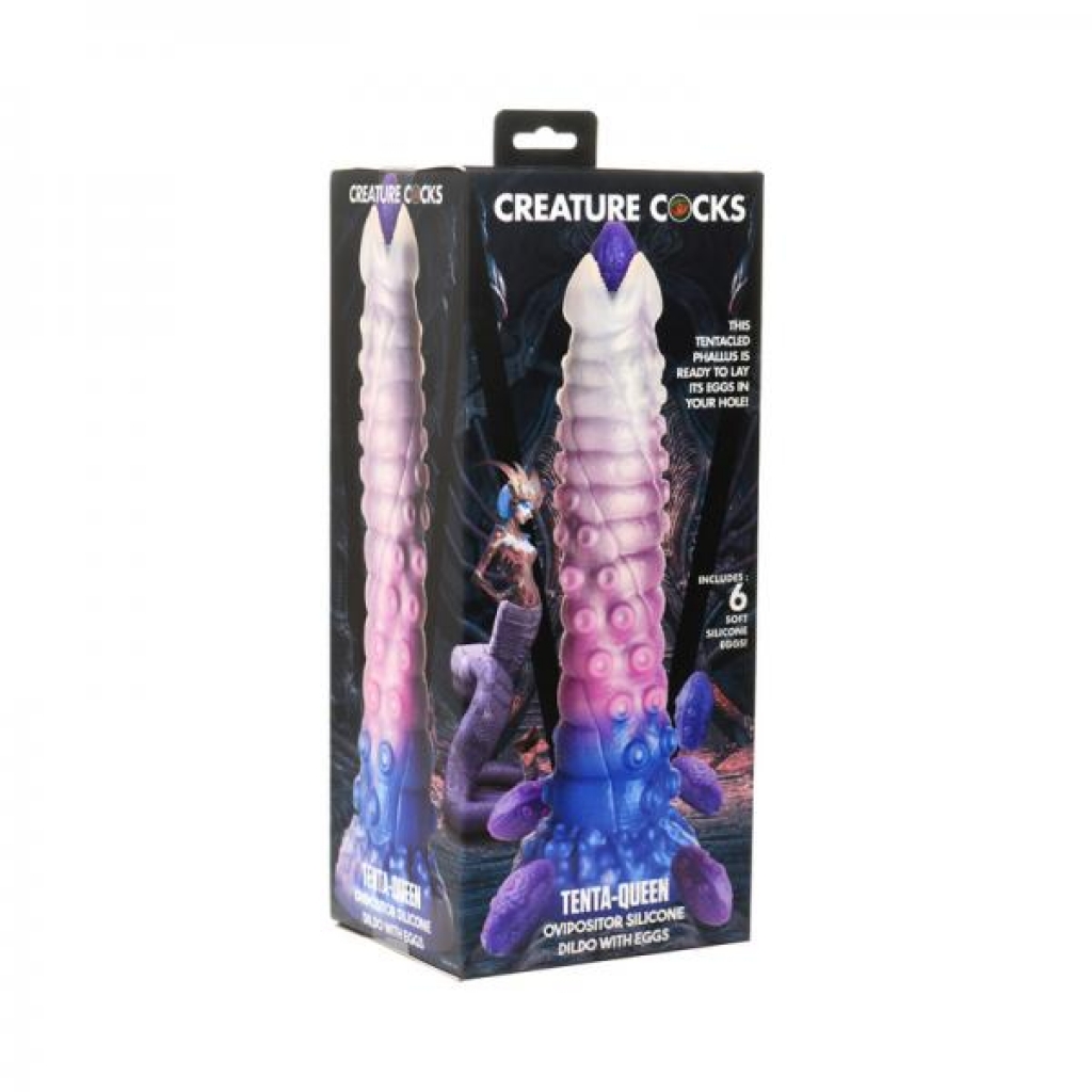 Creature Cocks Tenta-queen Ovipositor Silicone Dildo With Eggs - Xr Llc