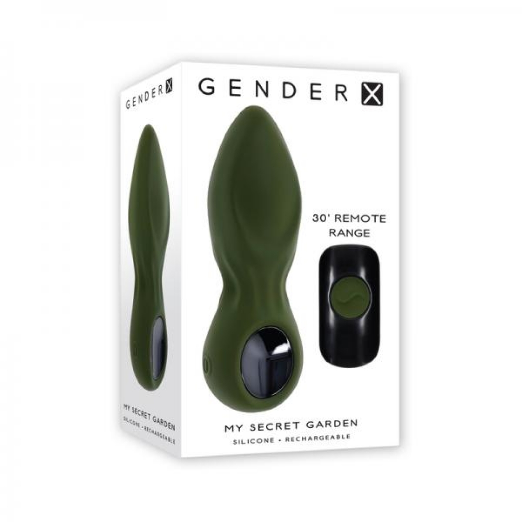 Gender X My Secret Garden Remote-Controlled Vibrating Anal Plug