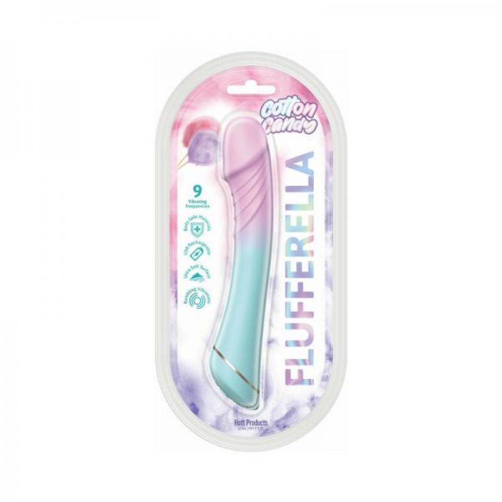 Cotton Candy Flufferella Silicone Vibrator 9 Frequencies - Hott Products