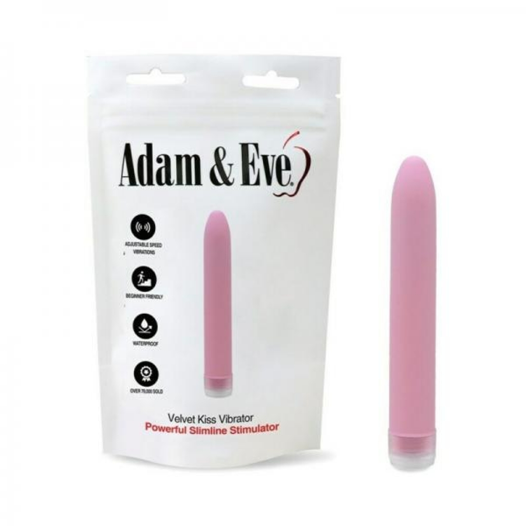 Adam & Eve Velvet Kiss Vibrator - Phe/adam And Eve