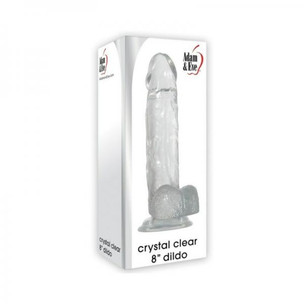 Adam & Eve Crystal Clear 8 In. Dildo - Ultimate Pleasure Tool