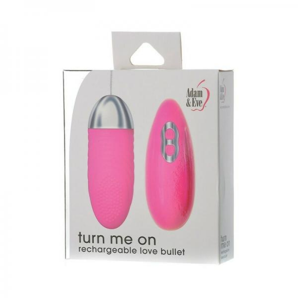 Adam & Eve Turn Me On Rechargeable Love Bullet