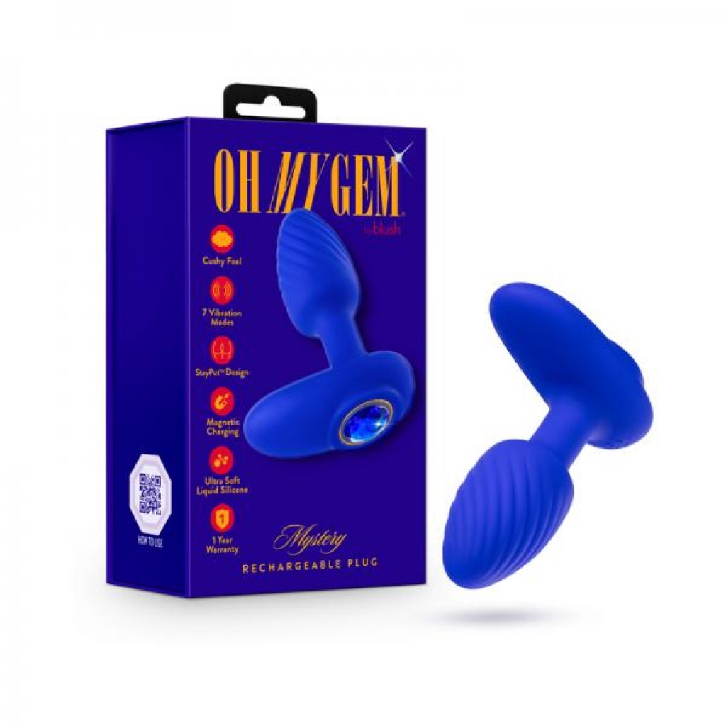 Oh My Gem Mystery Plug Sapphire - Vibrating Delight