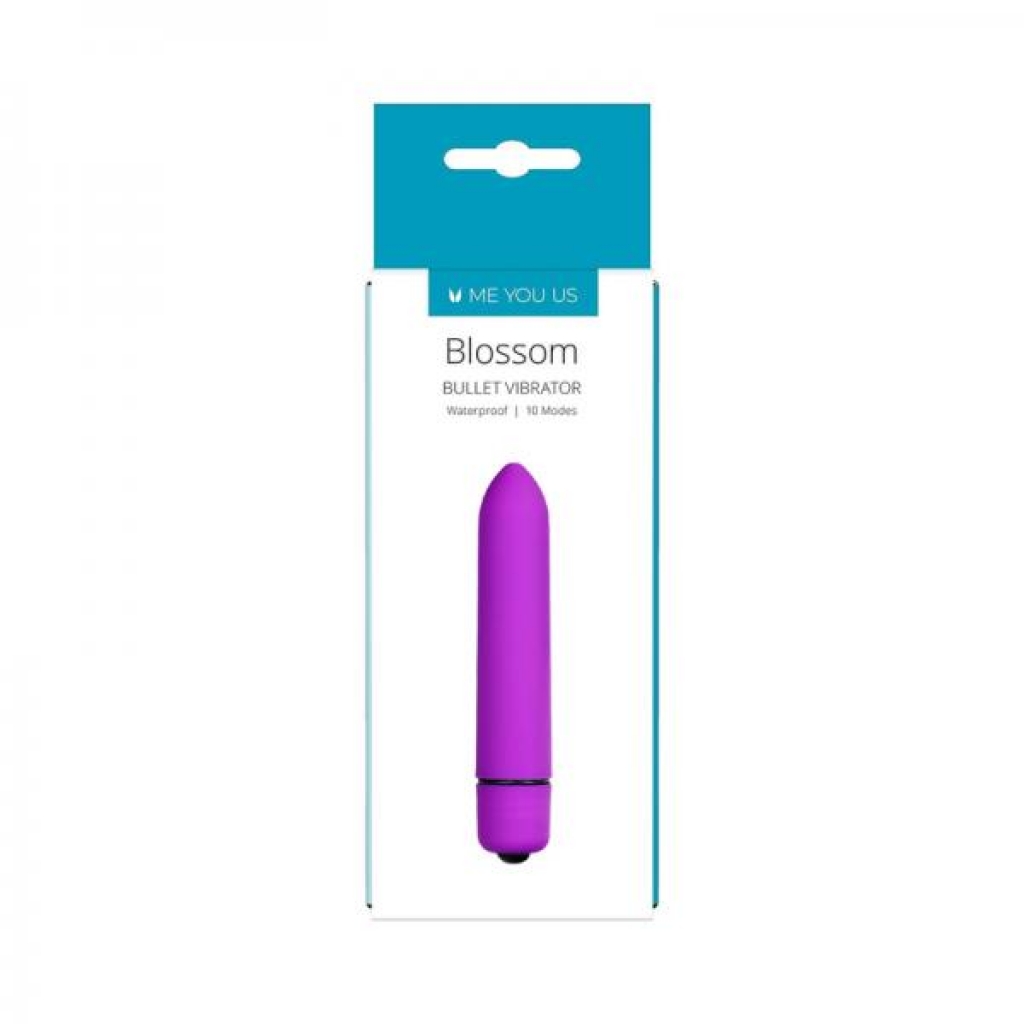 Me You Us Blossom 10 Mode Bullet Vibrator - Purple