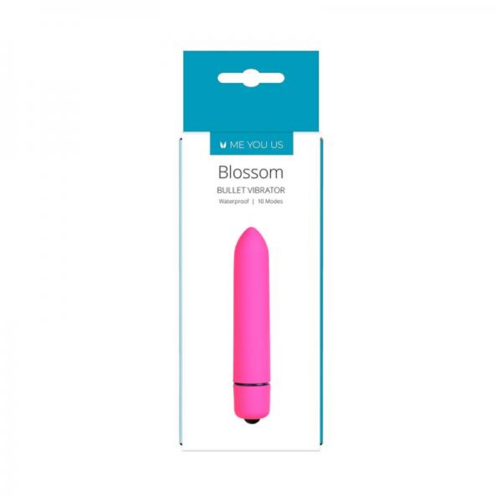 Me You Us Blossom 10 Mode Bullet Vibrator - Pink