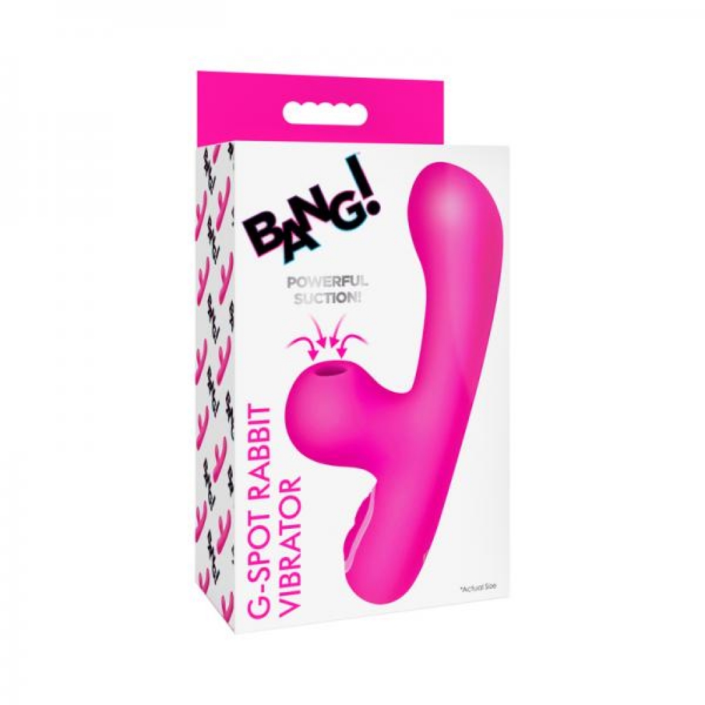 Mini Suction Rabbit Vibrator - Pink