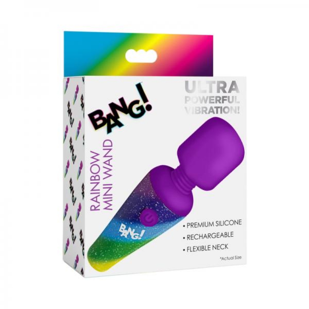 Rainbow Mini Wand for Intense Pleasure