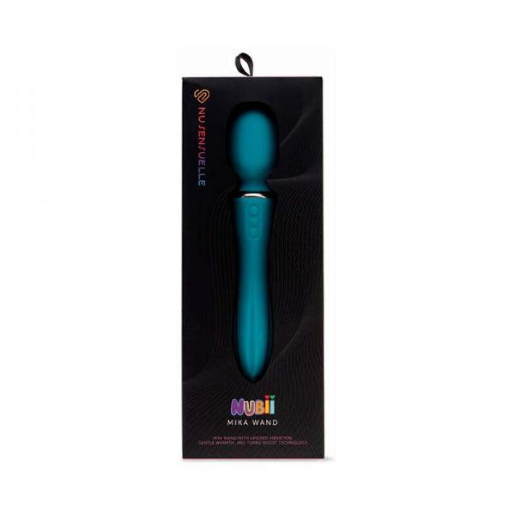 Nu Sensuelle Mika Nubii Wand With Turbo Boost And Heat Blue - Novel Creations Usa Inc. Nu Sensuelle