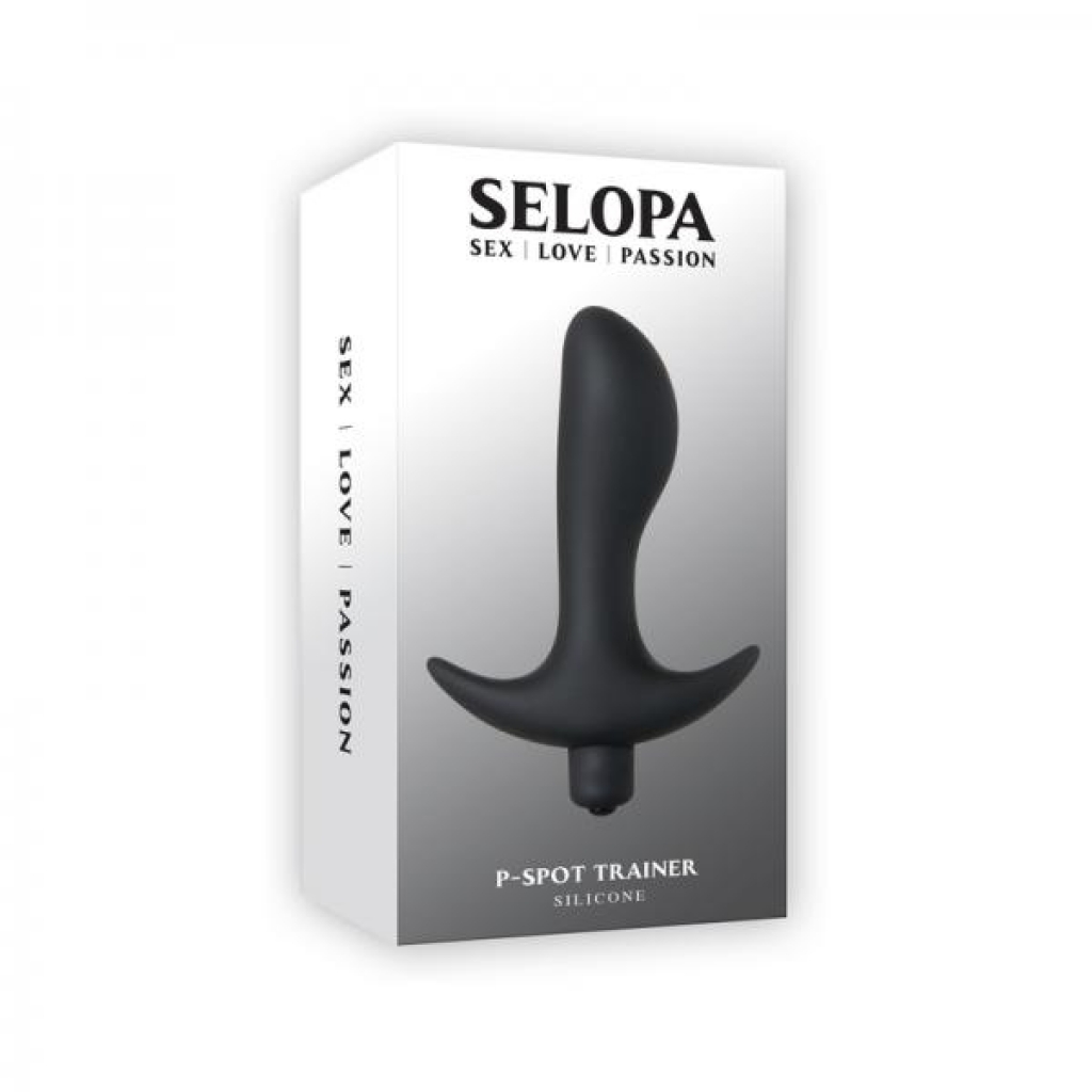 Selopa P-spot Trainer Battery Operated Prostate Vibe - Black