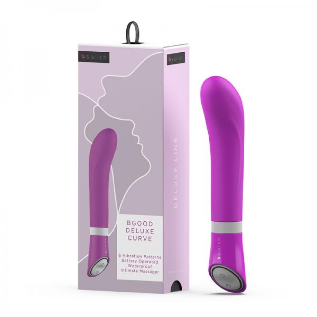 B Swish Bgood Deluxe Curve Vibrator Violet - Bonner Trading Usa Inc.