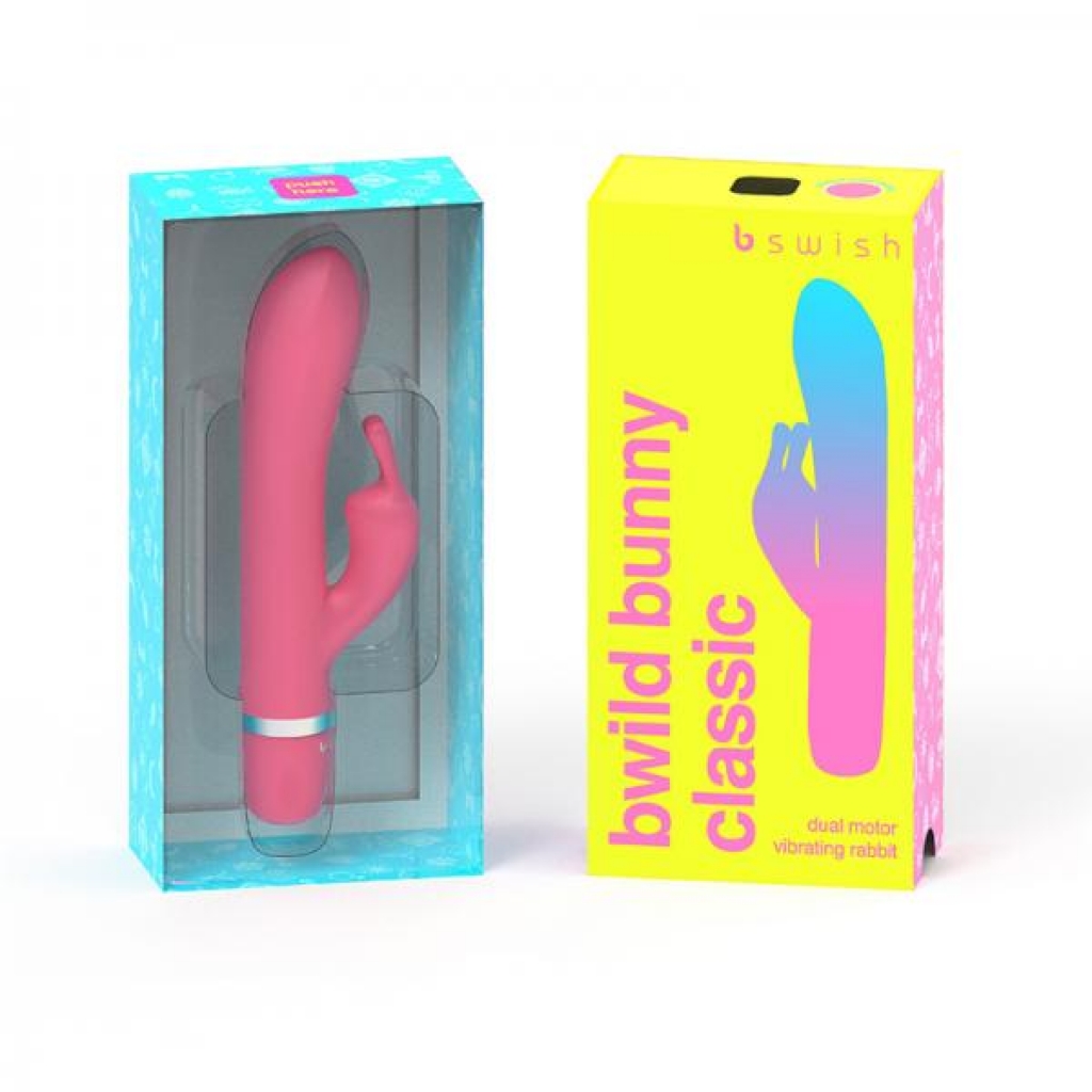 B Swish Bwild Classic Bunny Vibrator - Guava Pink