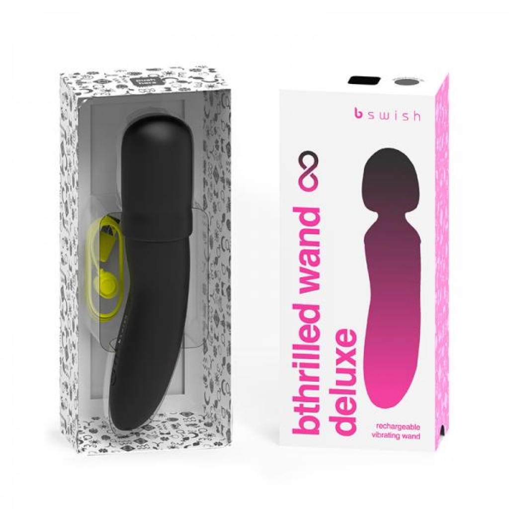 B Swish Bthrilled Premium Mini Wand - Noir