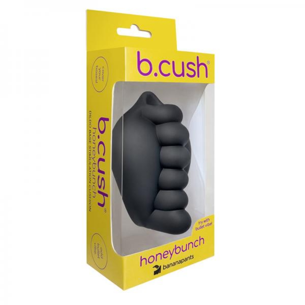 Honeybunch Silicone Dildo Base - Black