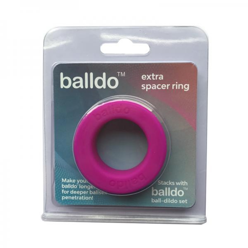 Balldo Single Spacer Ring in Purple