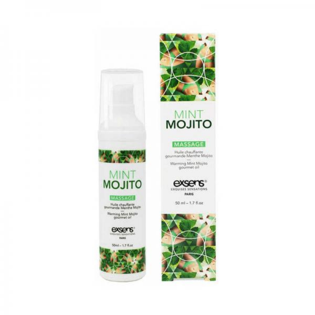 Exsens Warming Massage Oil Mint Mojito 1.7 Oz. - Laboratorie Kemesys (exsens/technic)