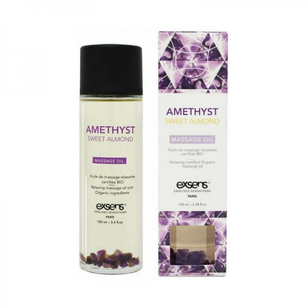 Exsens Massage Oil Amethyst Sweet Almond 3.4 Oz. - Laboratorie Kemesys (exsens/technic)