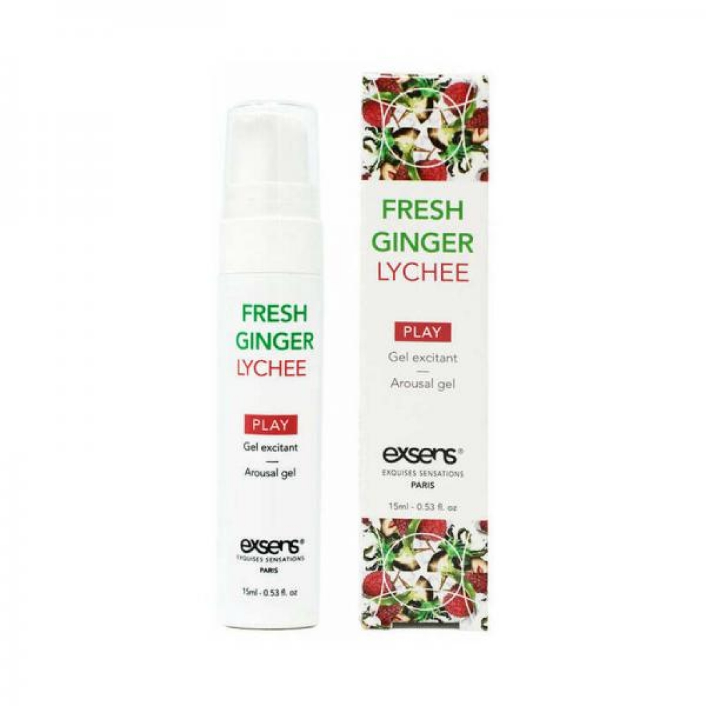 Exsens Fresh Ginger Lychee Arousal Gel - 0.5 Oz.