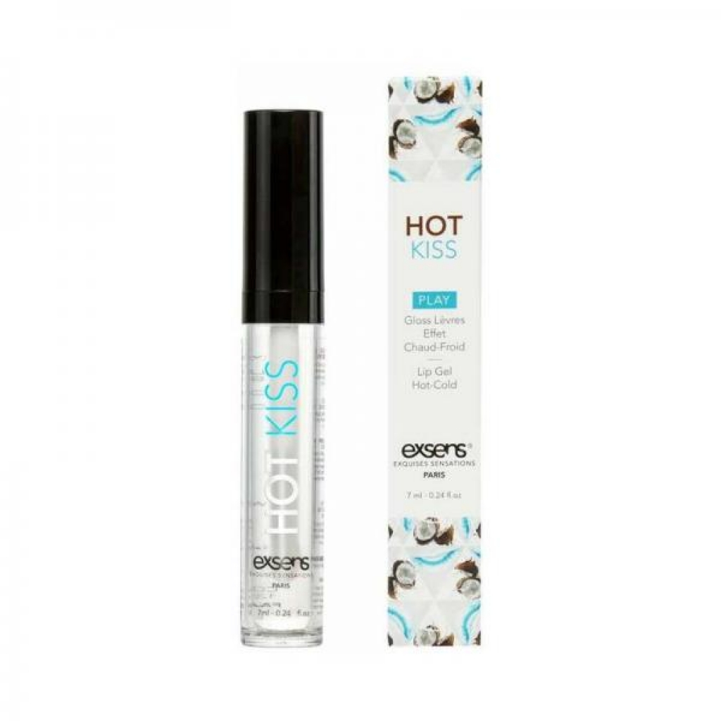 Exsens Hot Kiss Arousal Lip Gloss Coconut 0.24 Oz. - Laboratorie Kemesys (exsens/technic)